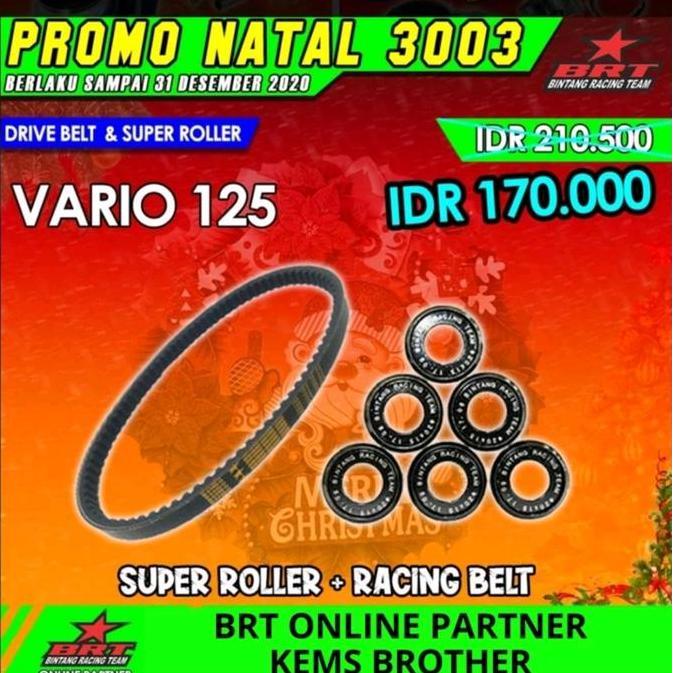 Paket Belt Vario125 Vario150 Brt Roller Brt Motorcycle Termurah