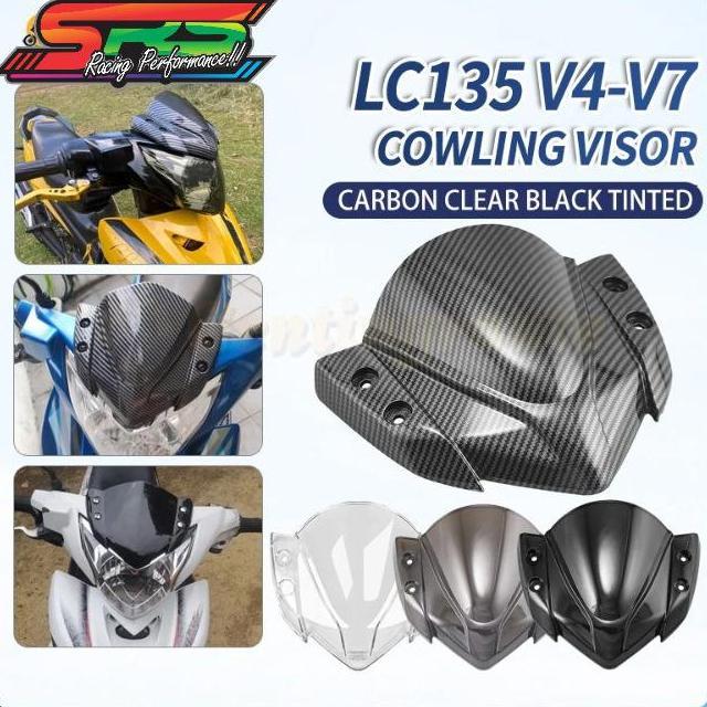 Visor Malaysia Lc135 V4-V7 Mx New Malaysia Mxking Bahan Plastik Abs Harga Khusus