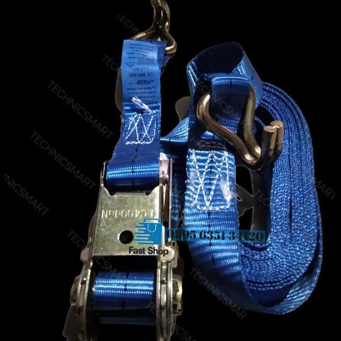 Tali pengikat barang 2,5 cm 5 m Webbing cargo tie dwon track belt