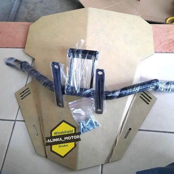 Paket Breket+Visor 40Cm V2 Honda Vario 110 | 125 | 150 Vario Tahun Lama Sampai 2017 Visor Vario Modi