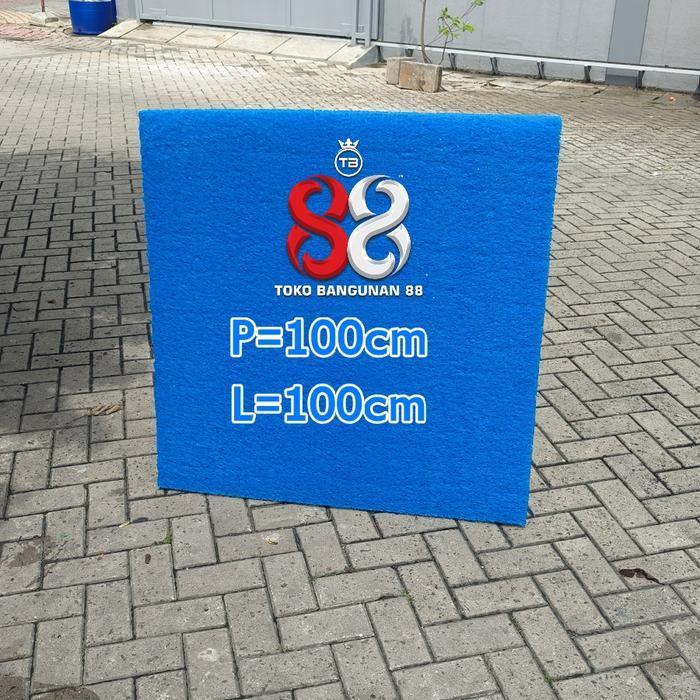 Japmat Fishcomat Orange || Japmat Fishcomat Biru || Japmat Original Size 100X100Cm Bagus New