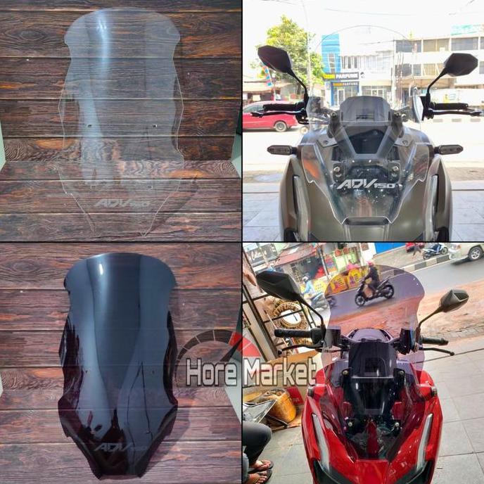 Visor Adv 150 Panjang Tinggi Windshield Adv 150 Model Tinggi Asli