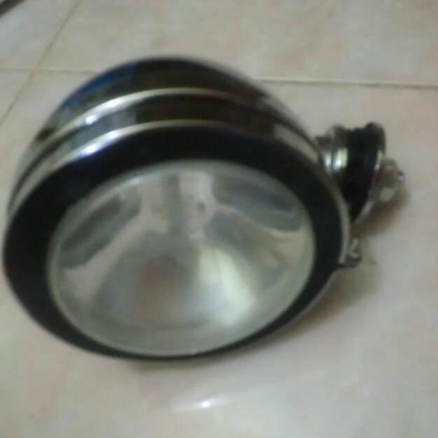 BAJA LASER / LAMPU TEMBAK/ SOROT. 5 INCH/ INCI. BATOK CHROME PROMO