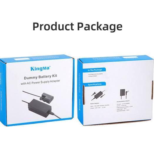 Kingma En-El25 Dummy Battery For Nikon Z50 Z50Ii Zfc Z30 With Ac Power Supply Adaptor  Baterai Dummy