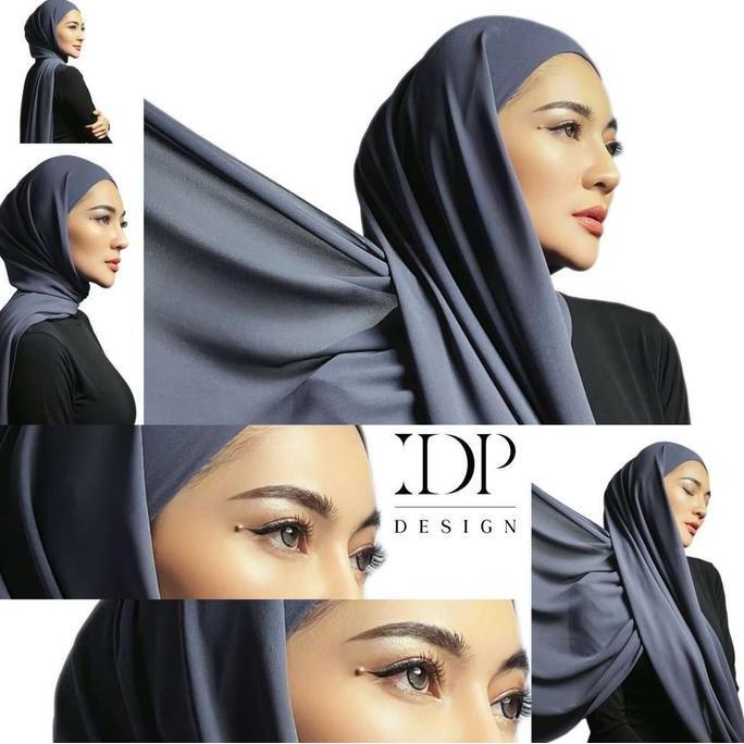 pasmina Inner IDP DESIGN Kerudung Wanita Muslim,hijab Instan,Ceruty Rayon Hijab kaos Panjang Lembut 