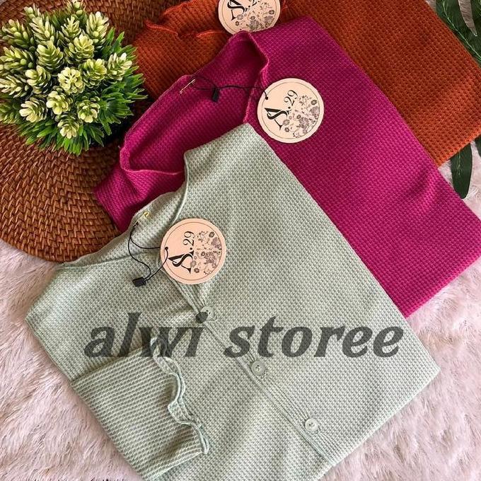 Paket Usaha Cardigan Crop Top 6 Pcs / Cardigan Crop Kekinian