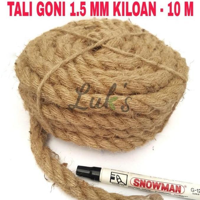 Tali goni besar 15 mm meteran - tambang goni - tampar goni