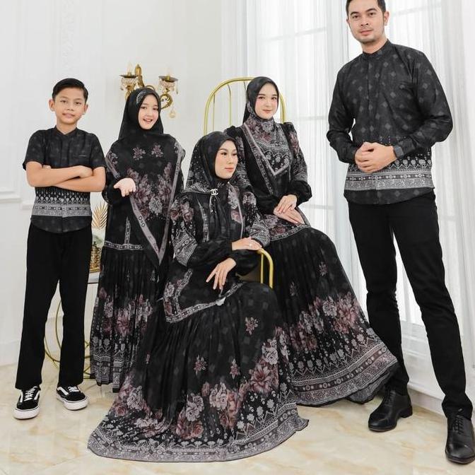 GAMIS COUPLE FAMILY TERBARU INAYAH SERIES BY AC ORIGINAL GAMIS SYARI IBU DAN ANAK COUPLE FAMILY MURA