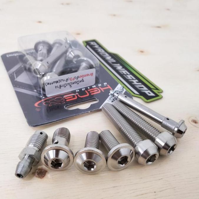 Baut Set Kaliper Brembo 2 Piston 2P Stainless Probolt Heng Thailand
