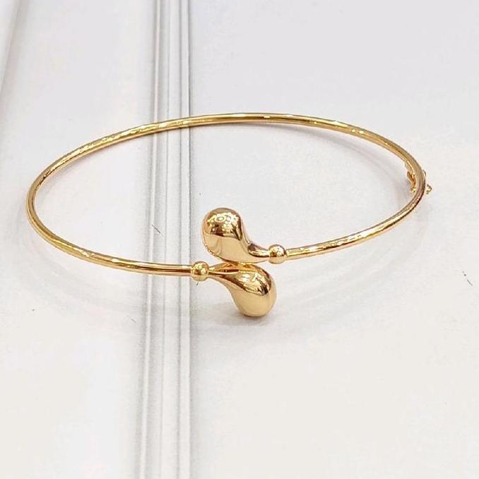 wwwGelang Bangle BTG Silang Polos 16K 5.6cm
