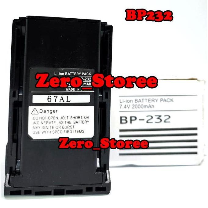 Promo Ht Baterai Bp232 Ht Batre Bp-232 Ht Battery Bp 232 Ht Bateray Ic-F4167Dt Ic-A14 Ic-F14 Walkie 
