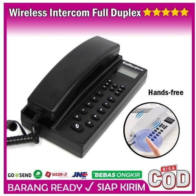 Grosir Wireless Intercom Gagang Speaker - Calford Wi-999 Kantor Rumah Gudang