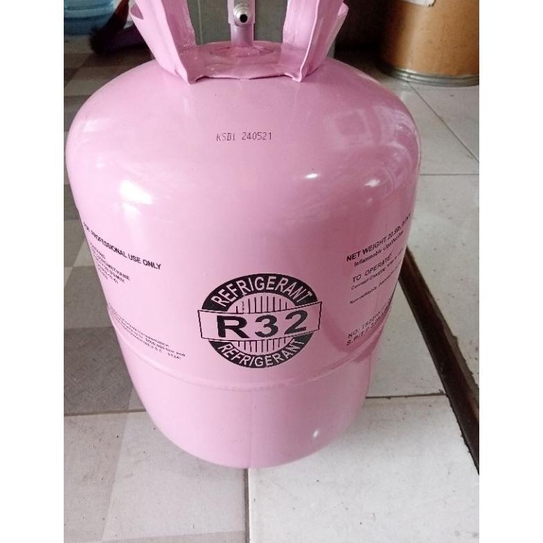 Freon R32 Isi 1 Kg Plus Tabung/Freon Ac R32 1 Kg