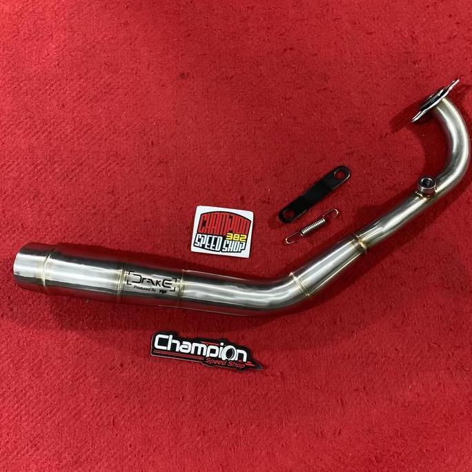 Sale Pipa Header Kit Leher Knalpot Inlet 54Mm Drake R9 Honda Pcx 160