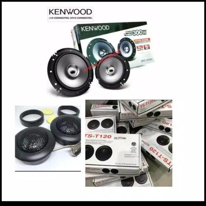 DISKON PAKET SPEAKER KENWOOD ORIGINAL & TWEETR MOBIL GRAND MAX/LUXIO 