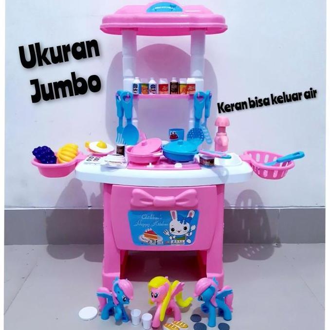 Mainan Kitchen Set Jumbo - Masak Masakan Besar Anak Perempuan Cewek