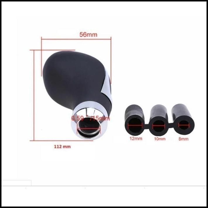 DISKON GEAR SHIFT KNOB LIST CHROME GAGANG PERSENELING MOBIL CALYA/SIGRA 