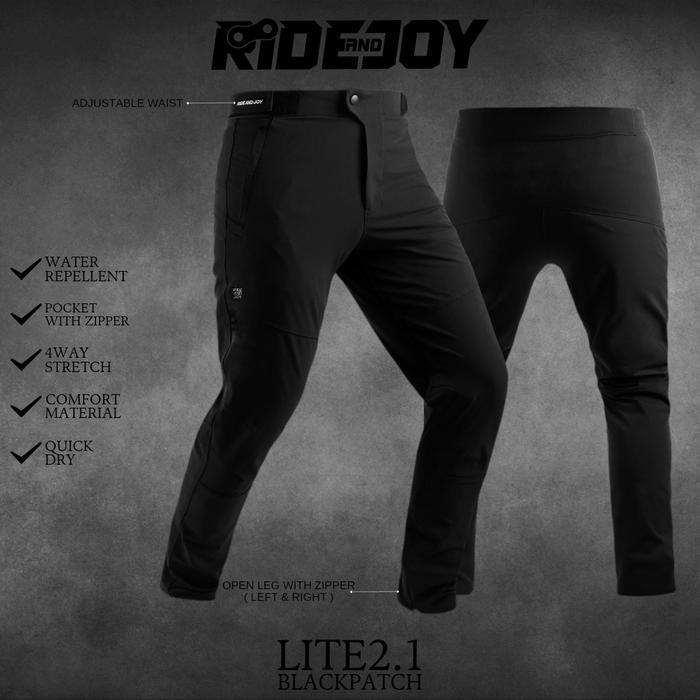 LITE2.1 BLACKPATCH - celana olahraga panjang sepeda MTB DH pria long pant