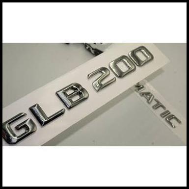 TERLARIS EMBLEM TULISAN MERCEDES BENZ GLB200 GLB250 GLB300 EMBLEM BAGASI GLB200 