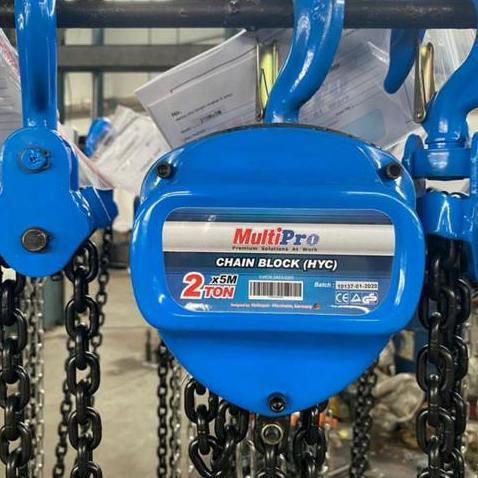 MULTIPRO CHAIN BLOCK 2 TON 5 METER TAKEL 2 TON X 5 METER 2X5