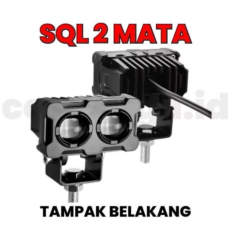 Bergaransi Promo Lampu Tembak Sorot Led Laser 2 Mata Model Slim Lampu Sorot Led Lampu Tembak Sql 2 M