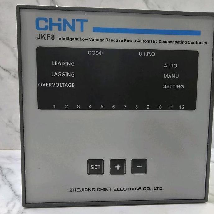 Power Factor Controller Regulator 12Step Jkf8-12 380V Chint 507002