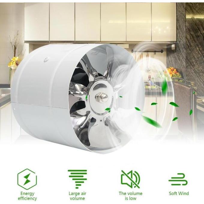 Sale 4Inch / 6Inch Inline Duct Exhaust Fan Booster Exhaust Blower