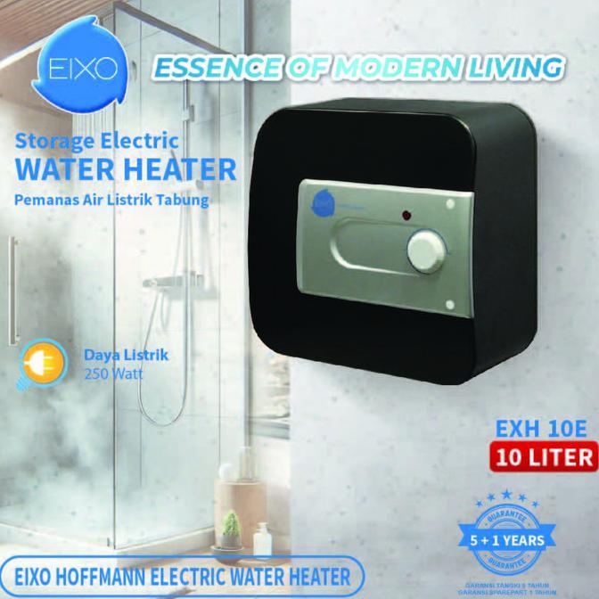 Sale Eixo Hoffmann Electric Water Heater Listrik Kapasitas 10L, 15L, 30L, Warna Hitam Dengan Isolati
