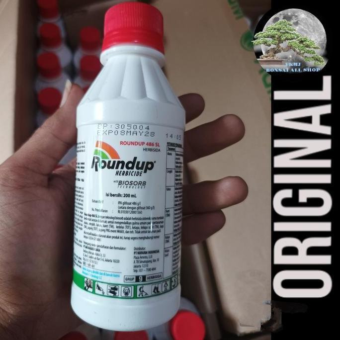 Roundup 486SL Cair 200ml membasmi rumput liar