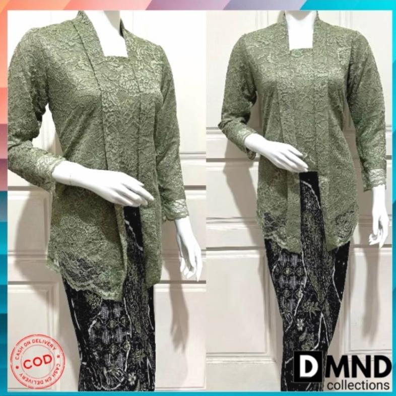 New Set Kutu Baru Brokat - Kebaya Kutu Baru Modern - Kebaya Wisuda - Kebaya Modern - Brokat