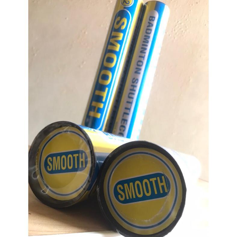 SUPER DEAL SHUTTLECOCK SMOOTH KUNING ORIGINAL (SHUTTLECOCK/KOK BADMINTON SMOOTH)/ BULU ANGSA/ Shuttl