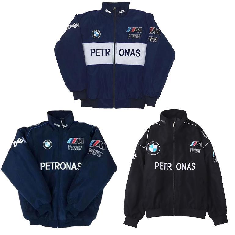 wajib punya [ready stock]jaket racing bordir retro sport ferrari f1 red bull unisex varsity baseball