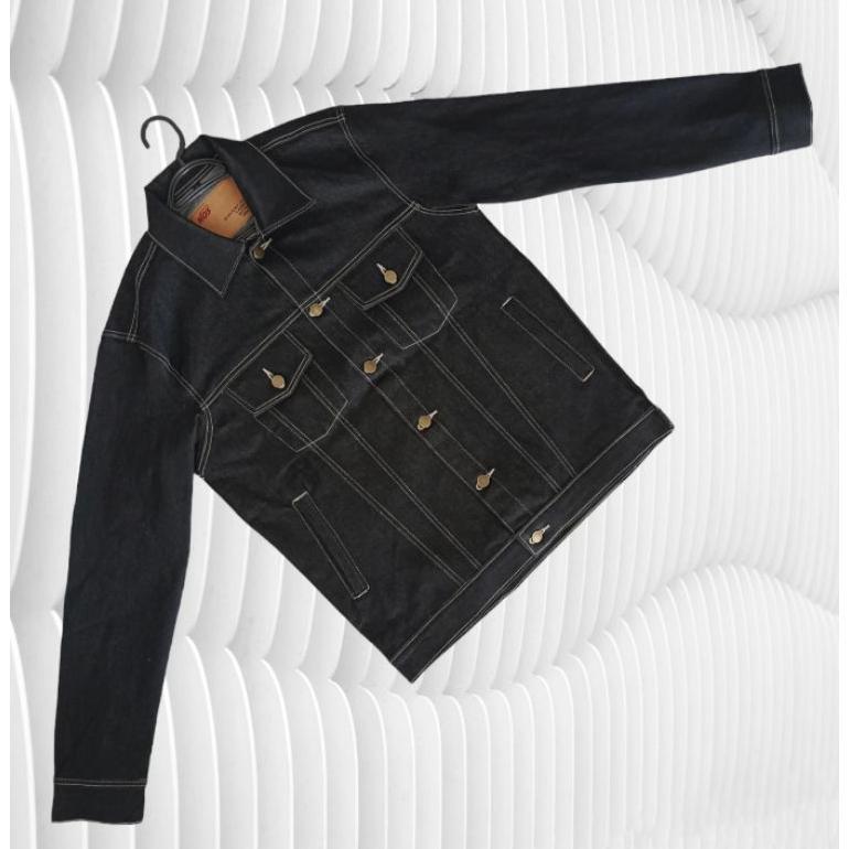 favorit jacket black 14 oz ( raw denim)