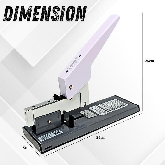 DERADUAJI Stapler Jilid Besar CHDS-2324 COMBO / Heavy Duty Stapler 23S24 / Hekter Jilid Besar / Alat