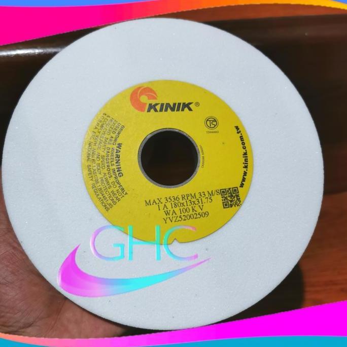 ZISIMAHE Batu Gerinda Duduk 7 inch Kinik Batu Gerinda 180x13x31.75 WA 100 KV