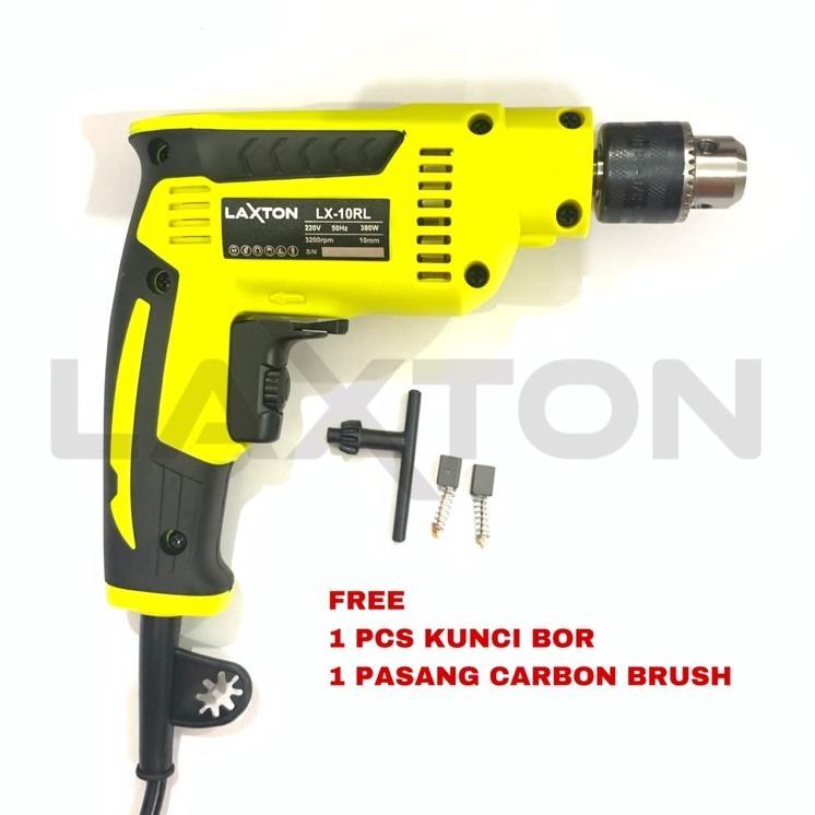 Laxton Mesin Bor Listrik Tangan 10Mm Bolak Balik Lx10Rl Murah Laris Kualitas Mantap