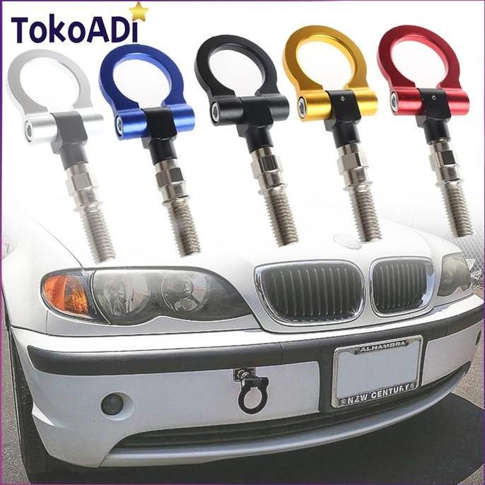 FEWRITZ Towing Hook Depan Mobil Aluminium Towing Hook Mobil Toyota Towing Hook Mobil Jepang