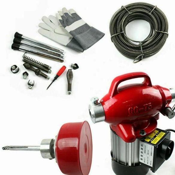 GQ-75 Electric Drain Cleaner (Mesin Pembersih pipa mampet)