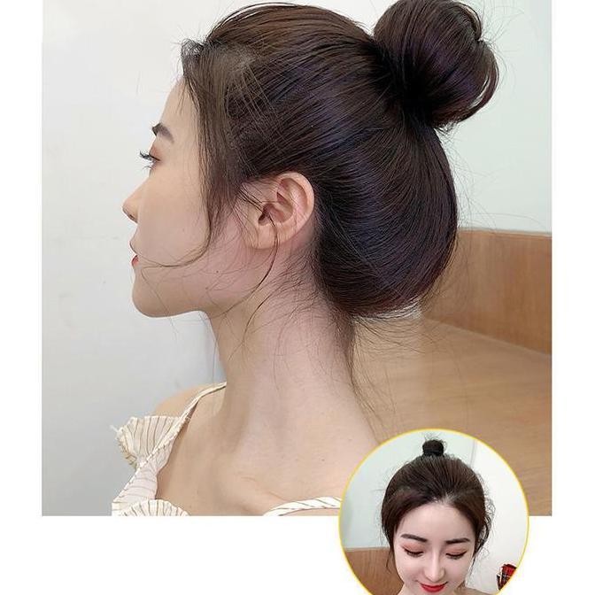 ZISIMAHE Rambut Sanggul Pramugari / Jepit Untuk Sanggul Rambutbulat / Lembut Dan Alami