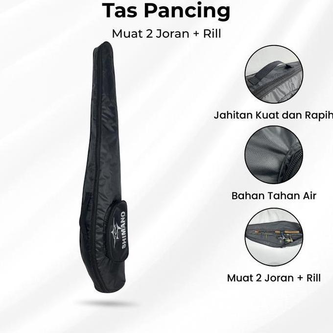 Tas Pancing 2 Joran Rill - Selempang Jinjing | 60cm 80cm 100cm original