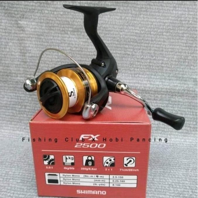 Reel Pancing Shimano Fx 1000 2000 2500 HG C3000 4000 Shimano Original Ril pancing Galatama Reel Empa