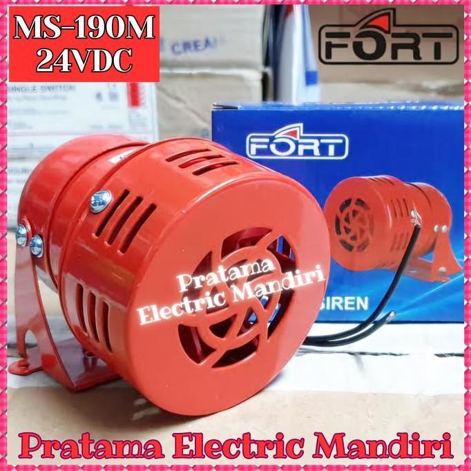 Fort Motor Siren Sirene Sirine Ms-190M Ms190M Ms 190M 24V 24Vdc