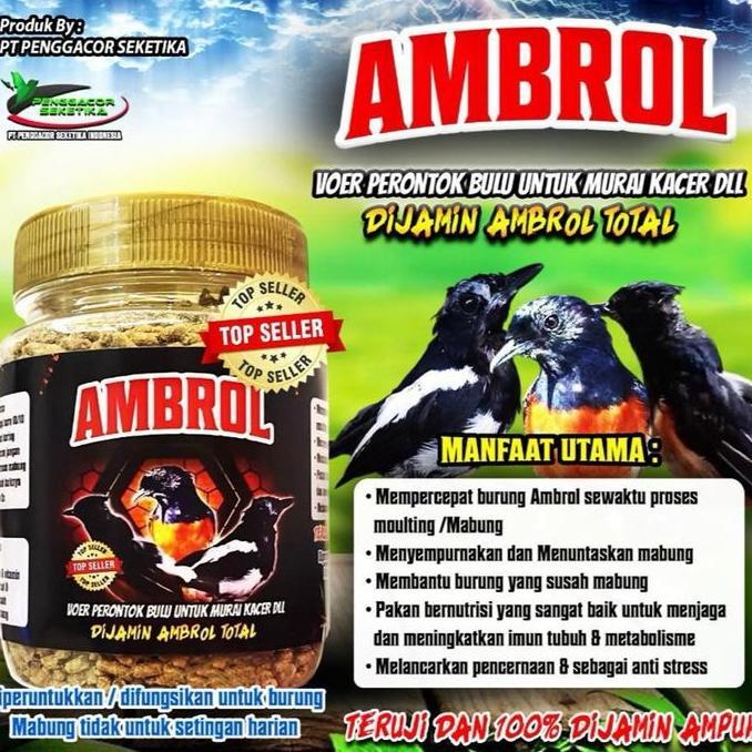 Cod,Bisa- Voer Perontok Bulu Untuk Murai Kacer Dll  Dijamin Ambrol Total