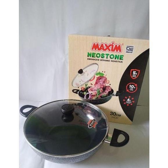 Altwood- Wajan Maxim Neostone Wok / Wajan Keramik 30Cm