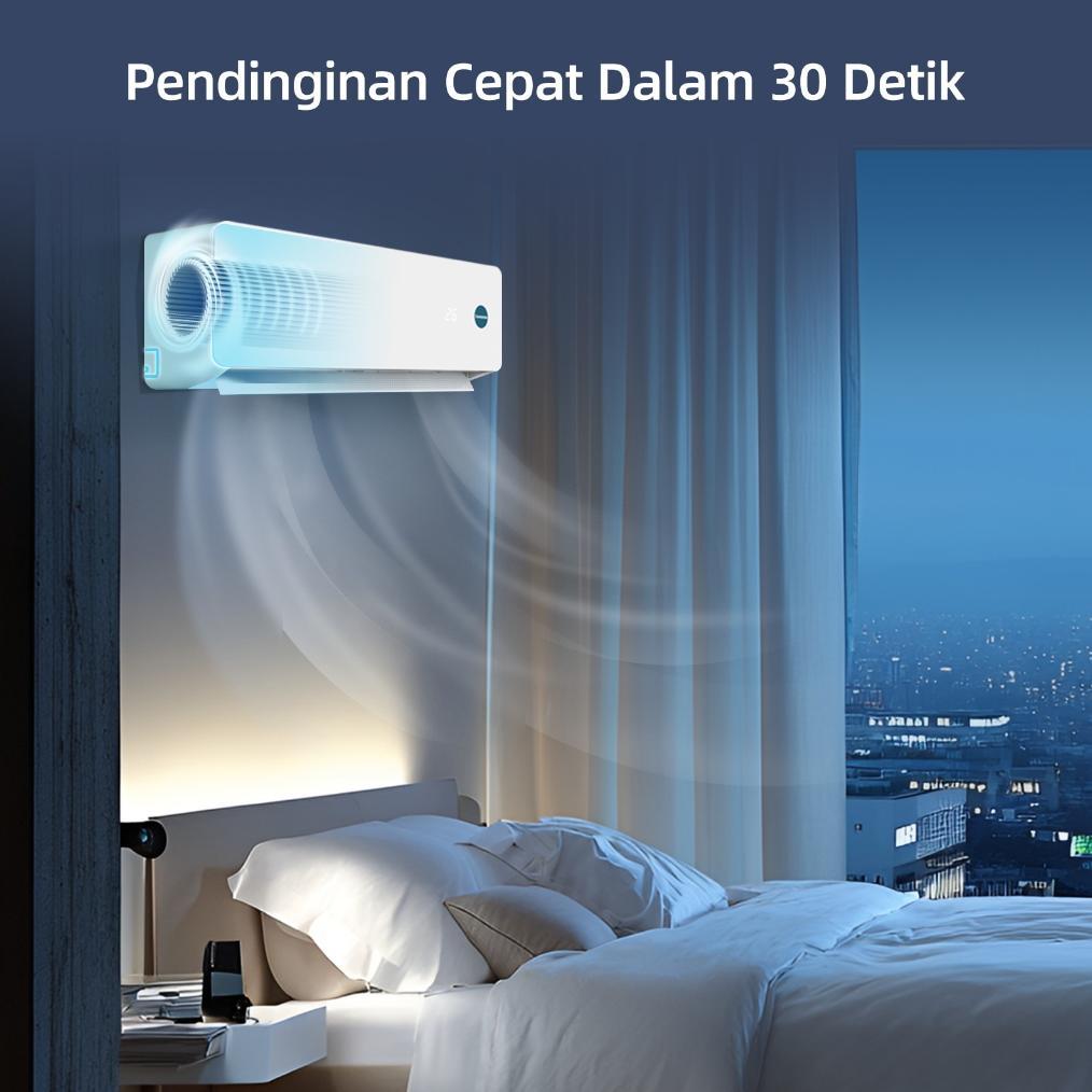 ZARELL [FREE BRACKET OUTDOOR] TOP SELLING CHANGHONG AC 1/2 PK STANDARD CHOL-05L4 [INDOOR + OUTDOOR U