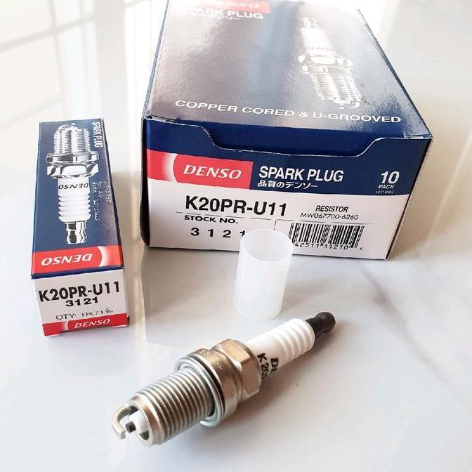 HAZORUN BUSI K20PRU11 K20PRU-11 DENSO COCOK UNTUK APV / SWIFT / YARIS / JAZZ / VIOS / BRIO
