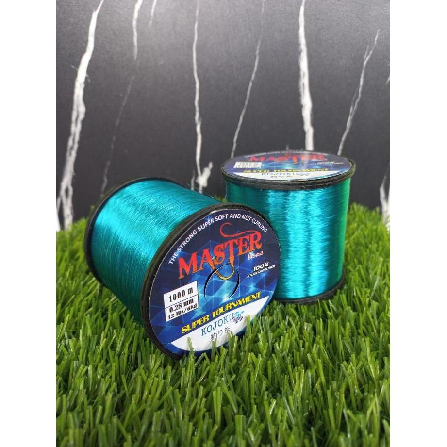 Senar Tali Benang Pancing Master Super kuat lentur anti kriting mudah tenggelam tahan Gesekan Cocok 