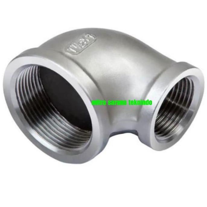 Reducer elbow stainless drat 2 x 1"(inch)/V-sok elbow stainless