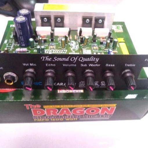 kit power amplifier aktif speaker mic echo subfoower Dragon