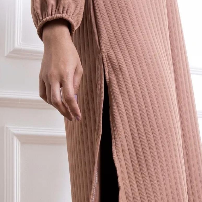 Tania Long Tunik Knit Hornet Alvaro Anti Nerawang Terlaris